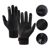 Guantes Cuero Térmicos Impermeables Touch For Moto/bici