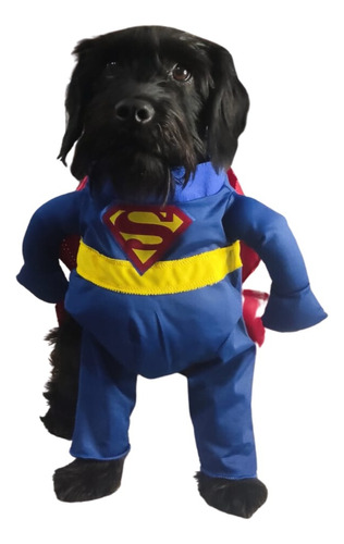 Disfraz Para Mascota Perro De Superman Halloween