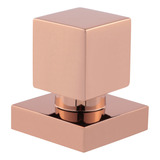 Acabamento Registro Metal Quadrado Deca 1/2 3/4 Rose Gold