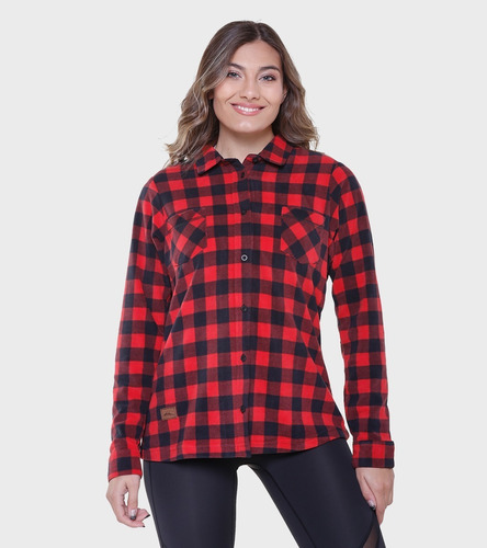 Camisa De Polar Estilo Leñadora Mujer Lois - Montagne