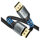 Elecan Cable Displayport 2.1, 16k Dp 2.0 Cable De 4 Pies [1.