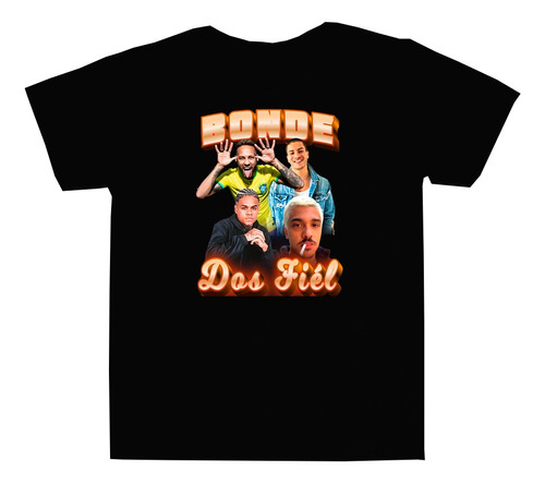 Camiseta Bonde Dos Fieis Camisa Chico Meme Personalizada