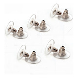 Topes Para Aretes Pendientes Tapon Pin Seguridad X 10u