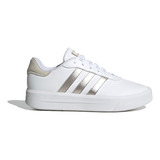 Tenis Mujer adidas Court Plataforma - Blanco-beige