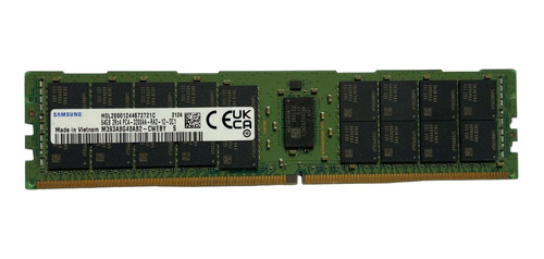 Memória Samsung 64gb 2rx4 Ddr4-3200 Rdimm M393a8g40ab2-cwe @