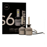 Kit Cree Led S6 Heavy Duty 22000lm H1 H3 H4 H7 H11 9006 24v