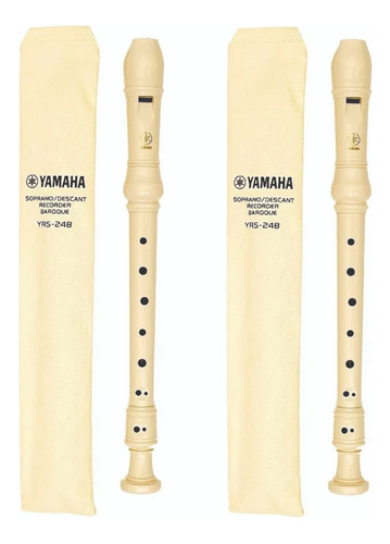 Yamaha Yrs24b Flauta Soprano Plástico Escolar Principiante