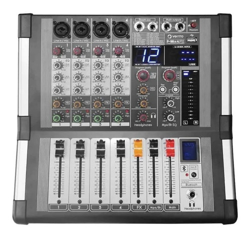 Vento P-mix4fx Consola De Audio Activa 4 Canales