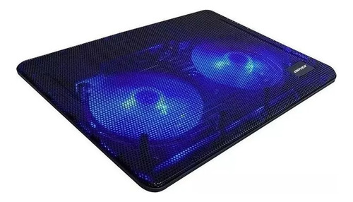 Base Cooler 2 Ventiladores Led Soporte Notebook Hasta 17 