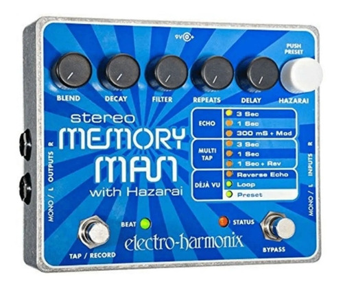 Pedal Electro Harmonix Memory Man With Hazarai Delay Echo