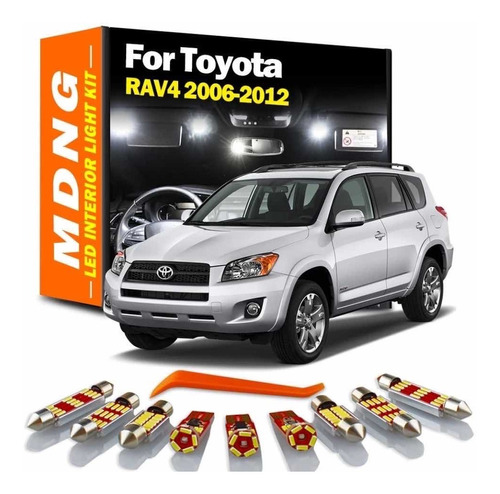 Led Premium Interior Toyota Rav4 2006 2012 + Herramienta