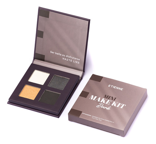 Paleta De Sombras Mini Etienne Make Kit Dark X4