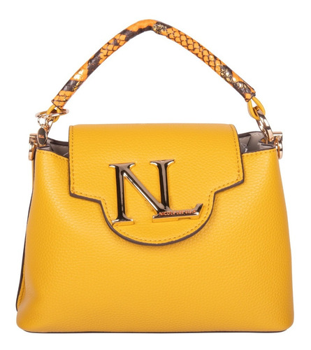 Bolsa Shoulder Nicole Lee  Con Emblema Nl Ss22