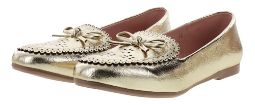 Flats Balerinas Para Dama Efecto Piel Elegante 