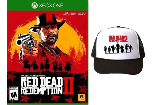 Red Dead Redemption 2 Xbox One Físico+ Gorra. Entrega Hoy