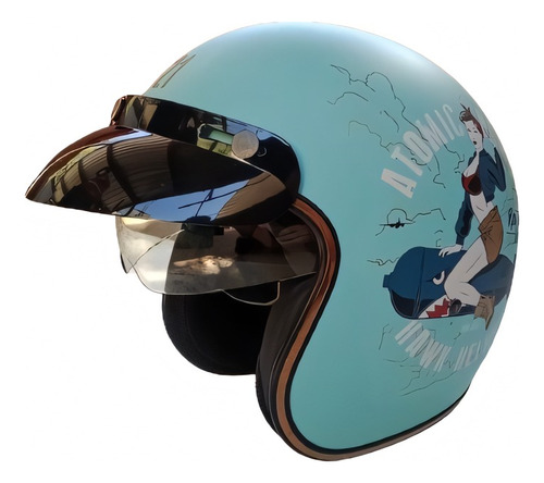 Casco Para Moto Hawk 721 Atomic Bomb