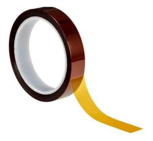 Kit 5x Fita Kapton Alta Temperatura Térmica 10mm 33 Metros