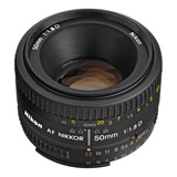 Lente Nikon Af 50mm 1.8d Reflex D5300 D3300 D3500 D3100 D5500 D7000 D7100 / Garantia / Factura A Y B / Envio Gratis 