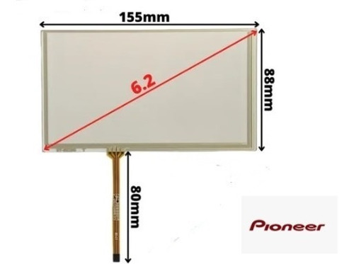 Repuesto Tactil Pioneer 6.2 Pulgadas Avh 275 288 298 Otros