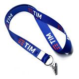 Cordão Personalizado Tim C0370p Para Crachá Ou Chaveiro