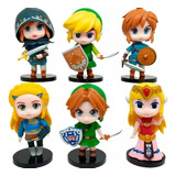 Coleccion X 6 Figuras The Legends Of Zelda 