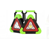 Kit X 2 Baliza Linterna Led Seguridad Vial + Chalecos