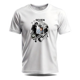 Camiseta T-shir Seven Jk K-pop Guiterra Fã Música Coreana