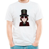 Remera Johnny Depp Willy Wonka Cine Unisex Y Niños