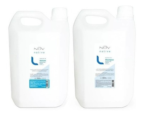 Shampoo Nov Lino Profesional 4lts + Enjuague Peluquería