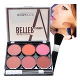 Paleta De Rubores Blush 6 Tonos 