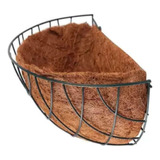 Vaso De Parede Natural Orgânico 30cm Jardim Horta Vertical 