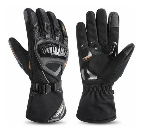 Guantes Motociclista Para Invierno Frío Impermeables Y Touch