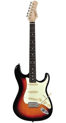 Guitarra Tagima T-635 Sb Df/mg Strato Sunburst Kit Capa Cabo