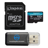 Tarjeta Memoria Microsd Canvas Go Plus 512 Gb Con Adaptador