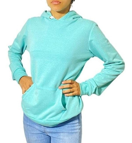 Sudadera Dama Slim Fit Con Capucha Diferentes Colores 