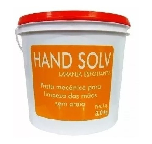 Pasta Sabao Para Lavar Maos Mecanico Graxa Oleo 3kg Handsolv