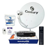 Kit Century Antena Parabólica Ku Midia 60cm R  Midiabox B7 