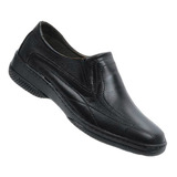 Sapato Masculino Preto Social Casual Couro Solado Costurado Resistente Duravel Forte Solado Estilo Sapatenis Bom Preço