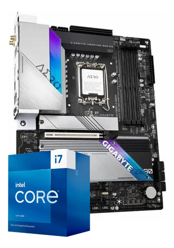 Kit Upgrade 13ª Geração Intel I7 13700f + Z690 Aero G Ddr4