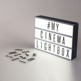  Caja De Luz Led Pizarra Cartel Luminoso Con Letras Y Emojis