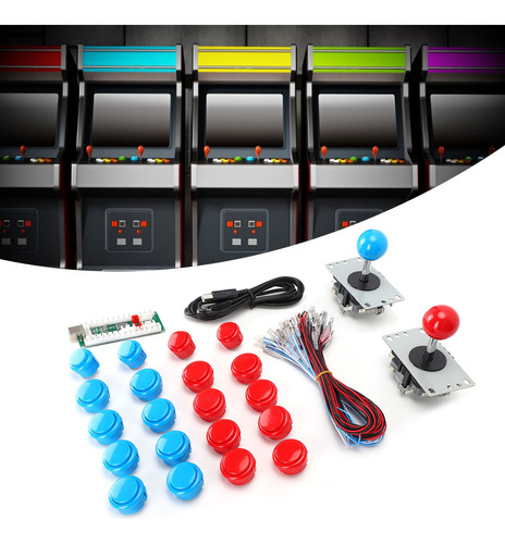 Juego De Accesorios Joystick Diy Usb Para Win8/win7/