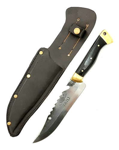 Faca Artesanal 7'' Bowie Bushcraft Disco Arado Full Tang Po7