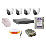 Kit De Monitoramento Completo Com 4 Cameras Motorola Dome