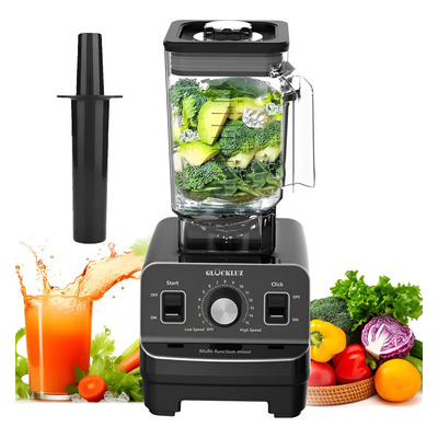 Glückluz 2025 Licuadora Profesional 1200W | 2L Gran Capacidad | Licuadora Uso Rudo Industrial | Tritura Hielo, Frutas y Verduras | Batidora para Hogar, Cafeterías y Cocinas Comerciales | MercadoLibre