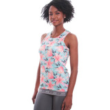 Polera Deportiva De Mujer Jks Fitness Pro Floral Talla M Xl