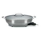 Sarten Electrico En Acero Inoxidable  Cuisinart Csk-150 Color Gris