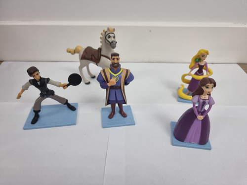 Set Juguetes Rapunzel. 5 Figuras. Usado. No Envío 