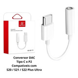 Adaptador Fone Ouvido Usb-c Tipo C P2 Jack 3.5mm