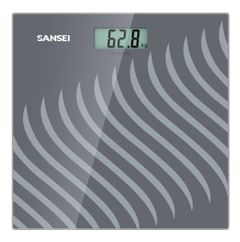 Balanza Digital Sansei Ba6010sn Vidrio Templado Color Gris