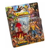 Crash Figura Crash Bandicoot Muñeco Crash Skate Patineta Cra